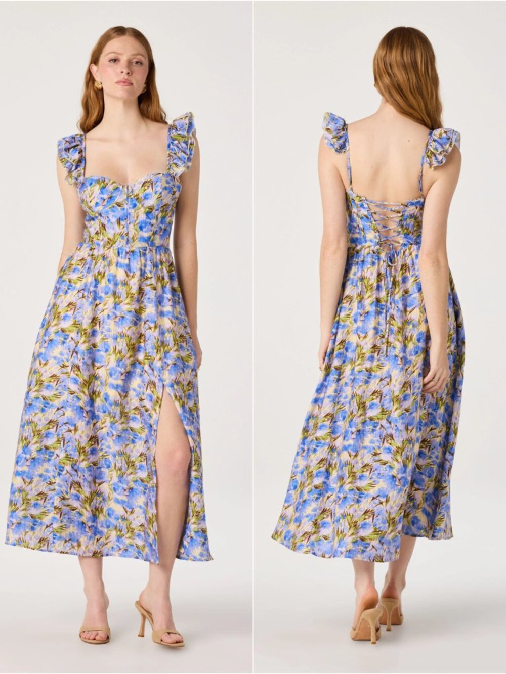Astr | Wedelia Print Midi Dress